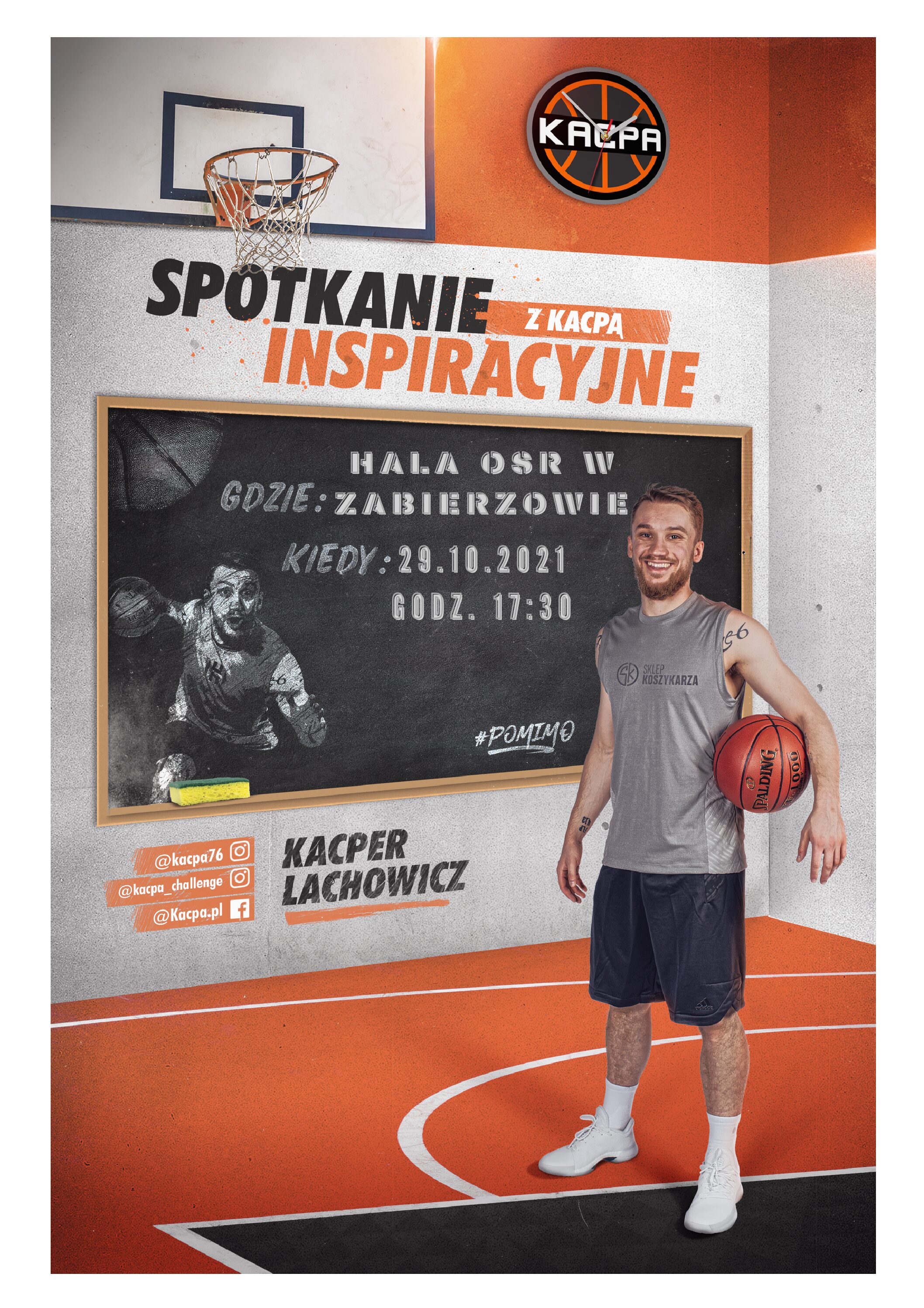 Inspiracje Koszykarskie z Jurą Basket Zabierzów i Kacprem Lachowiczem 29.10.2021!!!